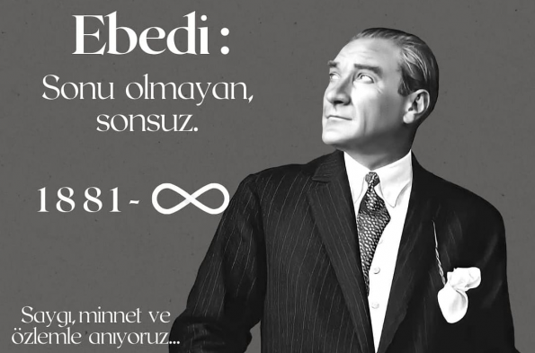 10 Kasım Atatürk'ü anma günü 2023