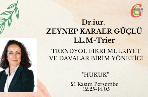 Kariyer Günleri - Evrim Kaşlıoğlu ve Dr. Zeynep Karaer Güçlü
