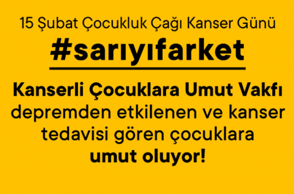 15 Şubat Çocukluk Çağı Kanseri Farkındalık Günü