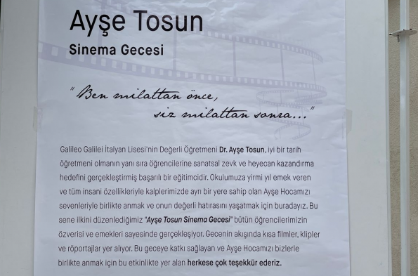 Ayşe Tosun'un Anısına