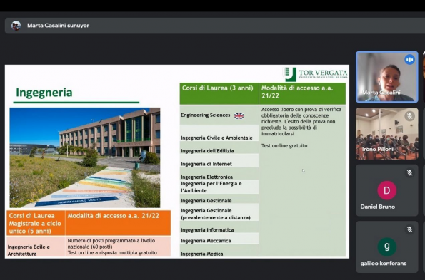 Kariyer Haftası - Roma Tor Vergata ve Genova Üniversiteleri
