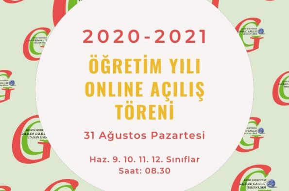 2020-2021 EĞİTİM VE ÖĞRETİM YILI ONLINE AÇILIŞ TÖRENİ